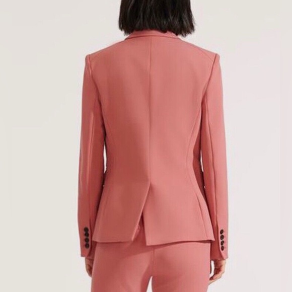 VERONICA BEARD CUTAWAY DICKEY JACKET COLOR MAUVE SIZE 12 - Picture 2 of 16